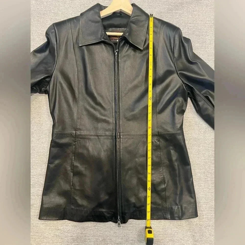 Sax Leather Factory, Florence Italy Women’s Black - Picture 4 of 12
